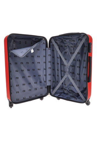 Trolley rosso rigido 4 ruote Prima Riga PR143/G