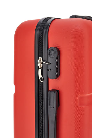 Trolley rosso rigido 4 ruote Prima Riga PR143/G