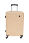 Trolley beige dorato rigido 4 ruote Prima Riga PR143/P