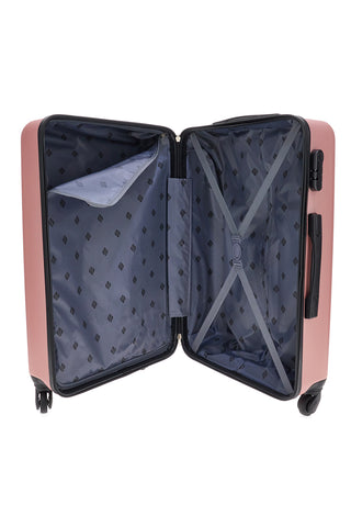 Trolley grande rosa rigido con ruote multidirezionali 2T2L 175/G