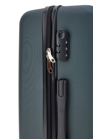 Großer grüner Hartschalen-Trolley mit multidirektionalen Rädern 2T2L 175/G