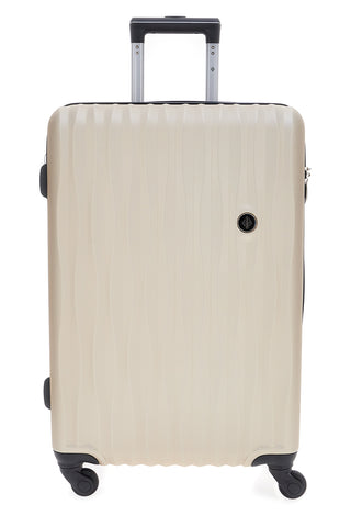 Trolley medio champagne rigido con ruote multidirezionali 2T2L 175/M