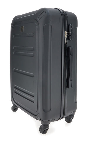 Großer schwarzer Hartschalen-Trolley mit Schwenkrädern Prima Riga PR161/G