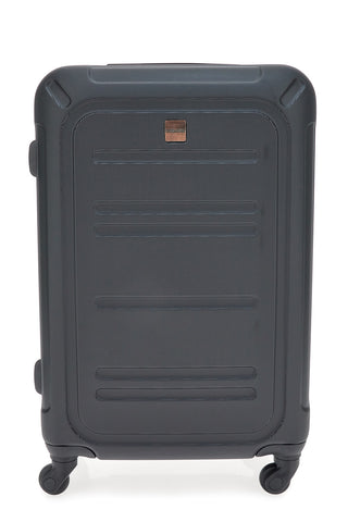 Prima Riga PR161/M Mittlerer schwarzer Hartschalen-Trolley mit Schwenkrädern