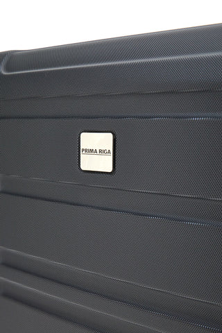 Trolley piccolo nero rigido con ruote piroettanti Prima Riga PR161/P