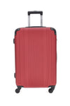 Mittelgroßer burgunderfarbener Hartschalentrolley mit Zahlenschloss Prima Riga 163/M