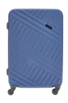 Trolley grande blu rigido con ruote piroettanti Prima Riga PR162/G