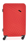 Trolley grande rosso rigido con ruote piroettanti Prima Riga PR162/G