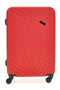 Trolley grande rosso rigido con ruote piroettanti Prima Riga PR162/G