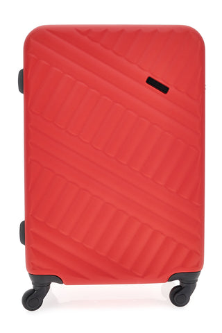 Trolley grande rosso rigido con ruote piroettanti Prima Riga PR162/G