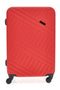 Großer roter Hartschalen-Trolley mit Schwenkrädern Prima Riga PR162/G