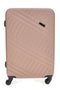 Großer, roségoldener Hartschalen-Trolley mit Schwenkrädern Prima Riga PR162/G