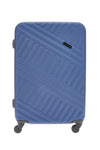 Trolley medio blu rigido con ruote piroettanti Prima Riga PR162/M