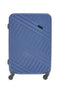 Trolley medio blu rigido con ruote piroettanti Prima Riga PR162/M
