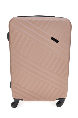 Trolley medio oro rosa rigido con ruote piroettanti Prima Riga PR162/M