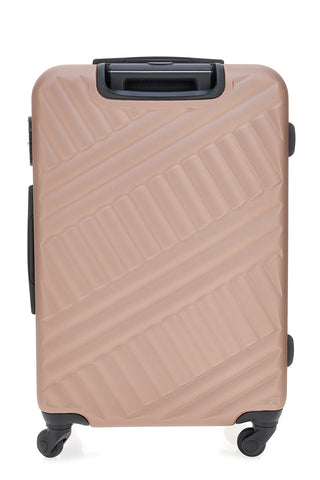 Prima Riga PR162/M Medium Hardside Rose Gold Spinner Trolley Case