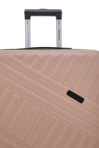 Trolley medio oro rosa rigido con ruote piroettanti Prima Riga PR162/M