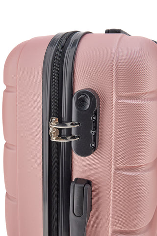 Hartschalenkoffer rosa mittel Prima riga PR165/M