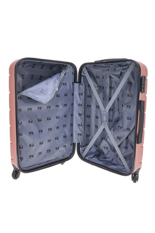 Hartschalenkoffer rosa mittel Prima riga PR165/M