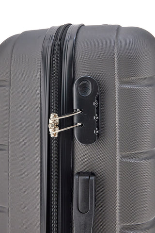 Grauer Hartschalenkoffer, mittelgroß Prima riga PR165/M