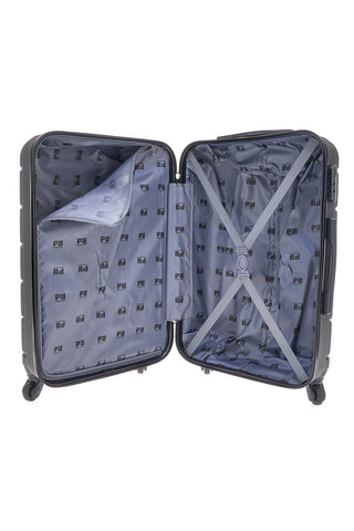 Grauer Hartschalenkoffer, mittelgroß Prima riga PR165/M