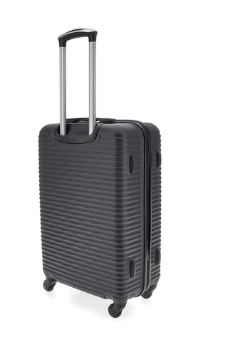 Valigia rigida nera da cabina con ruote girevoli Prima riga PR166/P