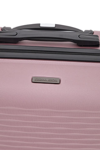 Valigia rigida rosa da cabina con ruote girevoli Prima riga PR166/P