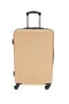 Valigia rigida oro media con ruote girevoli Prima riga PR166/M