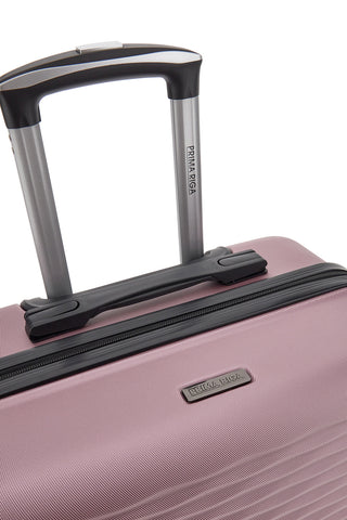 Valigia rigida rosa grande con ruote girevoli Prima riga PR166/G