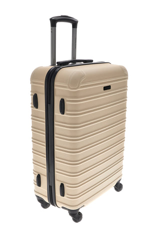 Weißer Hartschalen-Koffer mit Drehrollen Prima riga PR167/P