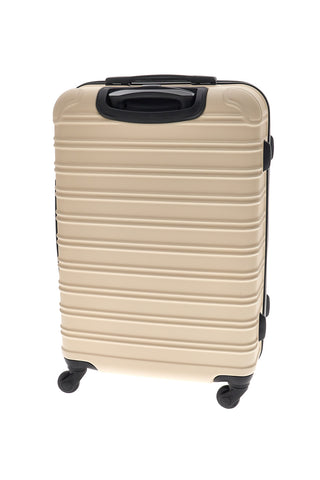 Weißer Hartschalen-Koffer mit Drehrollen Prima riga PR167/P