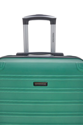 Mittlerer grüner Hartschalenkoffer mit drehbaren Rollen Prima riga PR167/M