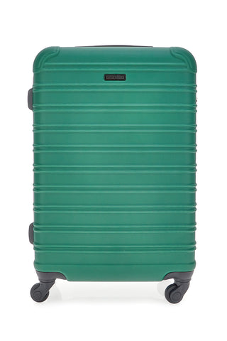 Valigia Grande rigida verde con ruote girevoli Prima riga PR167/G