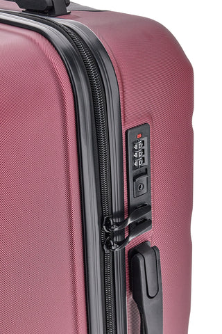 Kleiner burgunderfarbener Trolley mit 4 Rädern und Teleskopgriff Indigeno INDIGENO180/P