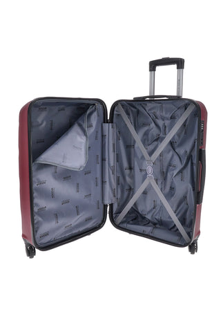 Kleiner burgunderfarbener Trolley mit 4 Rädern und Teleskopgriff Indigeno INDIGENO180/P