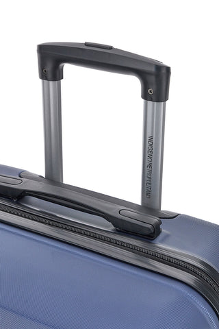 Kleiner blauer Trolley mit 4 Rädern und Teleskopgriff Indigeno INDIGENO180/P