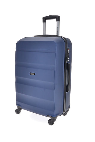 Kleiner blauer Trolley mit 4 Rädern und Teleskopgriff Indigeno INDIGENO180/P