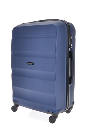 Mittlerer blauer Trolley mit 4 Rädern und Teleskopgriff Indigeno INDIGENO180/M