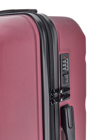 Trolley grande burgundy con 4 ruote e manico telescopico Indigeno INDIGENO180/G