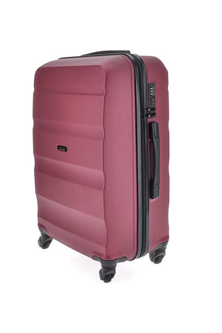 Trolley grande burgundy con 4 ruote e manico telescopico Indigeno INDIGENO180/G