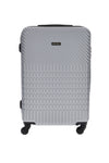 Trolley piccolo grigio rigido con 4 ruote Prima riga PR169/P