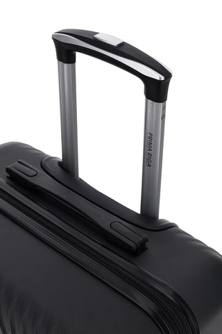 Trolley piccolo nero rigido con 4 ruote Prima riga PR169/P