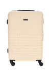 Trolley grande crema rigido con 4 ruote Prima riga PR169/G