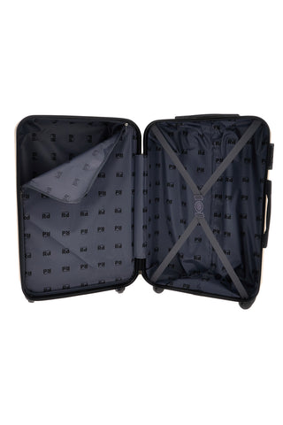 Trolley grande crema rigido con 4 ruote Prima riga PR169/G