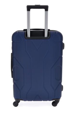 Trolley kleiner blauer Hartschalenkoffer mit TSA-Schloss Indigeno Metropolitano 181/p