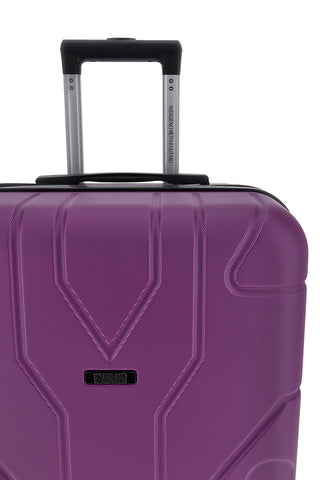 Trolley klein lila Hartschalenkoffer mit TSA-Schloss Indigeno Metropolitano 181/p