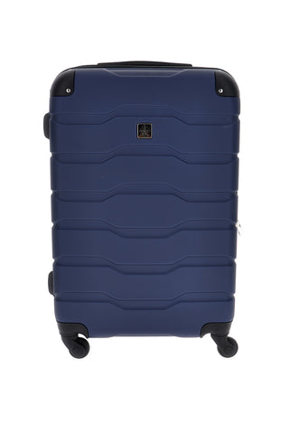 Kleiner blauer Hartschalentrolley mit 4 Rädern 2T2L156/P