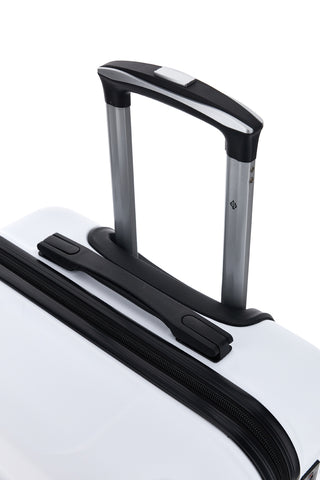 Trolley piccolo bianco rigido con 4 ruote 2T2L156/P