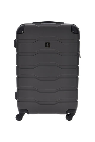 Trolley medio grigio rigido con 4 ruote 2T2L156/M