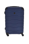 Mittelblauer Hartschalentrolley mit 4 Rädern 2T2L156/M